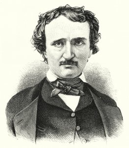Edgar Allan Poe, amerykański poeta i autor opowiadań autorstwa German School
