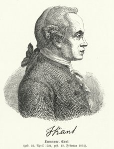 Emmanuel Kant, niemiecki filozof autorstwa German School