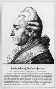 Ewald Friedrich Graf von Herzberg (grafika) autorstwa German School