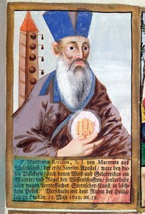 Ojciec Matteo Ricci (1552-1610) w kostiumie mandaryna autorstwa German School