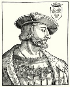 Franciszek I, król Francji (grafika) autorstwa German School