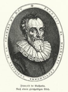 Francois de Malherbe , francuski poeta i tłumacz (lito) autorstwa German School