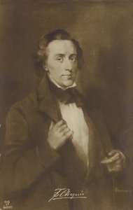 Fryderyk Chopin, polski kompozytor i pianista (1810-1849) autorstwa German School