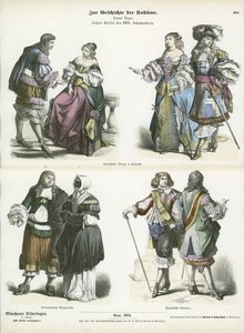 Stroje francuskie i holenderskie, początek XVII wieku autorstwa German School
