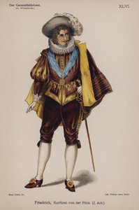 Friedrich, książę Palatynatu, z Der Generalfeldoberst Ernsta von Wildenbruch (kolor lito) autorstwa German School