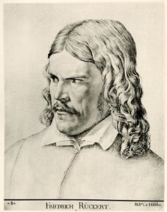 Friedrich Ruckert autorstwa German School