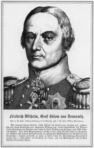 Friedrich Wilhelm, Graf Bulow von Dennewik (grafika) autorstwa German School