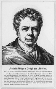 Friedrich Wilhelm Joseph von Schelling (grafika) autorstwa German School
