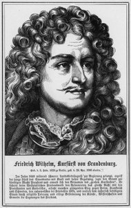 Friedrich Wilhelm, elektor brandenburski (rycina) autorstwa German School