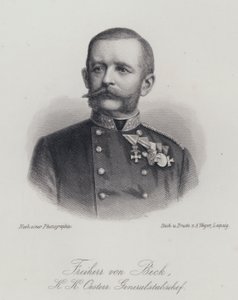 Friedrich von Beck-Rzikowsky , austriacki generał (grafika) autorstwa German School
