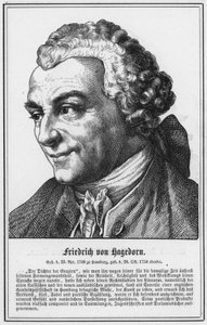 Friedrich von Hagedorn (grafika) autorstwa German School