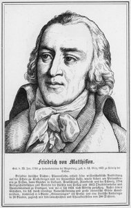 Friedrich von Matthisson (grafika) autorstwa German School