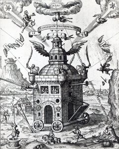 Frontyspis The College of Fame autorstwa Theophilusa Schweighardta, 1618 autorstwa German School