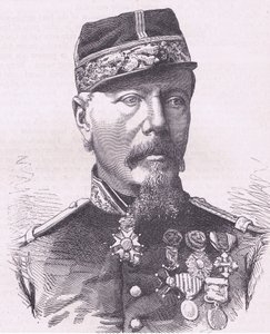 Generał Cremer, Cassells History of the War between France and Germany opublikowany przez Cassell and Company Limited, c.1890 (lito) autorstwa German School