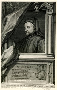 Geoffrey Chaucer autorstwa German School
