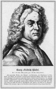 Georg Friedrich Haendel (grafika) autorstwa German School