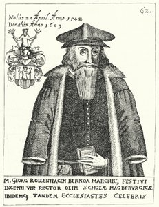 Georg Rollenhagen , niemiecki dramaturg (grafika) autorstwa German School