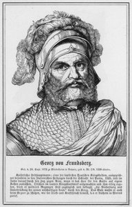 Georg von Frundsberg (grafika) autorstwa German School