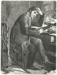 Gerhard von Scharnhorst, niemiecki generał i reformator armii pruskiej (grafika) autorstwa German School