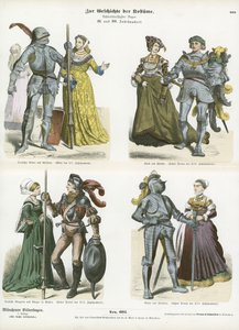 Niemieckie zbroje i kostiumy, XV i XVI wiek