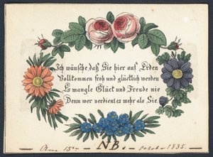 Niemiecka karta pozdrowienia autorstwa German School