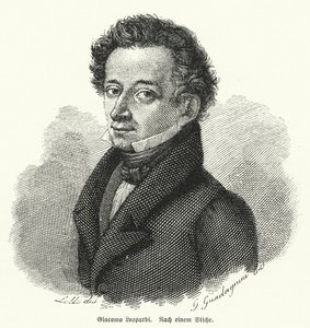 Giacomo Leopardi, włoski filozof, poeta i filolog autorstwa German School
