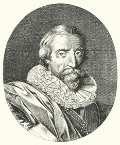Giambattista Marino, włoski poeta (grafika) autorstwa German School