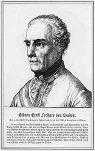 Gideon Ernst Freiherr von Loudon (grafika) autorstwa German School