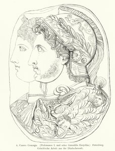 Gonzaga Cameo, starożytny grecki grawerowany klejnot (grawerowanie) autorstwa German School
