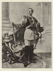 H I M Wilhelm II, cesarz niemiecki autorstwa German School