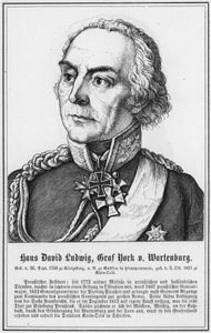 Hans David Ludwig, hrabia York v Wartenburg (grafika) autorstwa German School