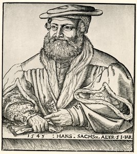 Hans Sachs autorstwa German School