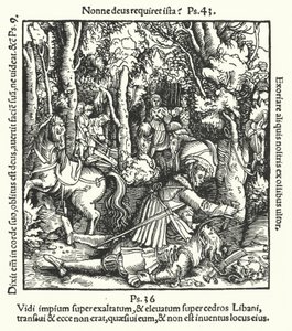 Hans von Hutten zabity przez księcia Wirtembergii Ulryka, 1515 autorstwa German School