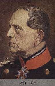 Helmuth von Moltke Starszy, niemiecki feldmarszałek (kolor lito) autorstwa German School