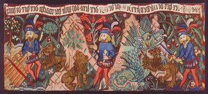 Henryk Lew, niemiecki gobelin autorstwa German School