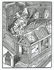 Tutaj zaczynają się ludzie i pierwsze nieopłacalne boksy, ilustracja z angielskiego przekładu „Statek głupców” Alexandra Barclay