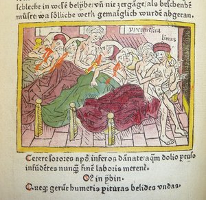 Hypermnestra, Lynceus autorstwa German School
