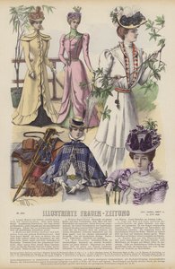 Ilustracja do Illustrirte Frauen-Zeitung (kolor lito) autorstwa German School