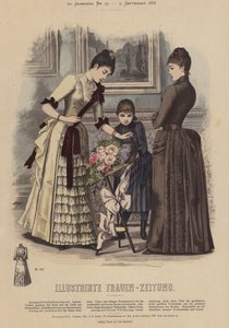 Ilustracja do Illustrirte Frauen-Zeitung (kolor lito) autorstwa German School