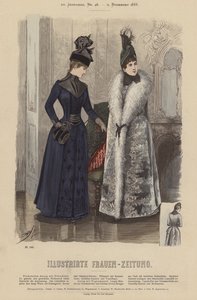 Ilustracja do Illustrirte Frauen-Zeitung (kolor lito) autorstwa German School