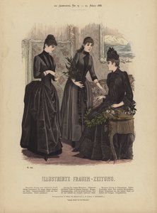 Ilustracja do Illustrirte Frauen-Zeitung (kolor lito) autorstwa German School