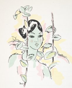 Ilustracja ze Styl, wyd. 1922 (druk pochoir) autorstwa German School