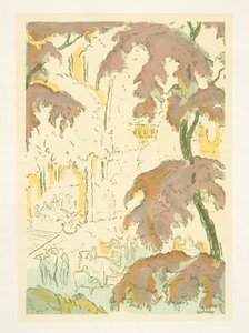 Ilustracja ze Styl, wyd. 1922 (druk pochoir) autorstwa German School