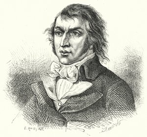 Jean-Lambert Tallien , francuski polityk rewolucyjny (Grawerowanie) autorstwa German School