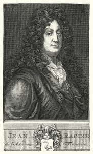 Jean Racine, francuski dramaturg (grafika) autorstwa German School