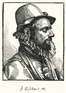 Johann Baptist Fischart, niemiecki satyryk (grafika) autorstwa German School