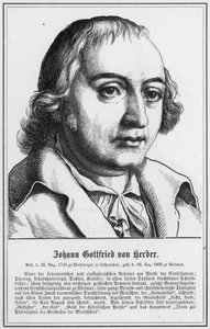 Johann Gottfried von Herder (grafika) autorstwa German School