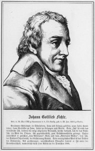 Johann Gottlieb Fichte (grafika) autorstwa German School