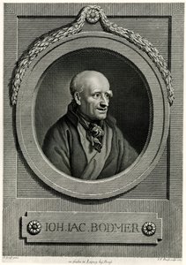 Johann Jacob Bodmer autorstwa German School