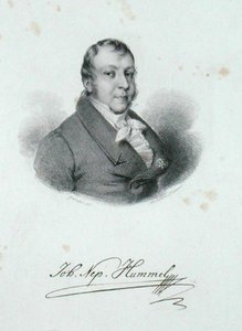 Johann Nepomuk Hummel (1778-1837) (grafika) autorstwa German School